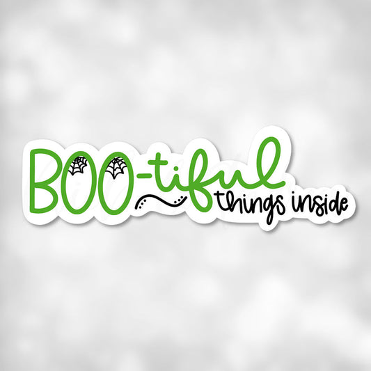Boo-tiful Things Inside | Printable Sticker