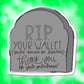 RIP Your Wallet | Printable Sticker