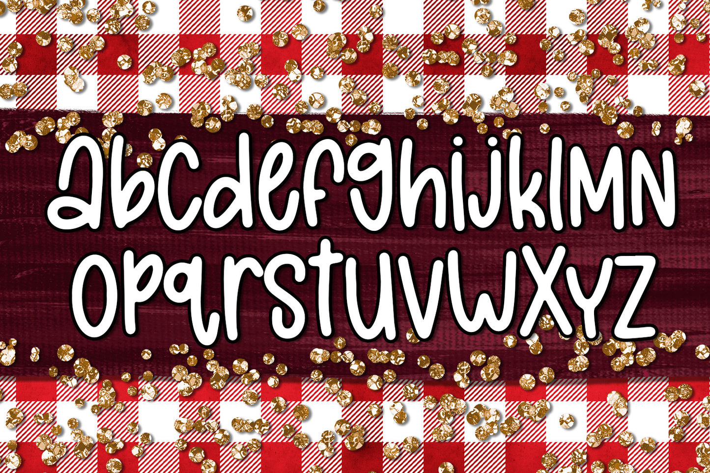 Christmas Candies | A Mixed Caps Font