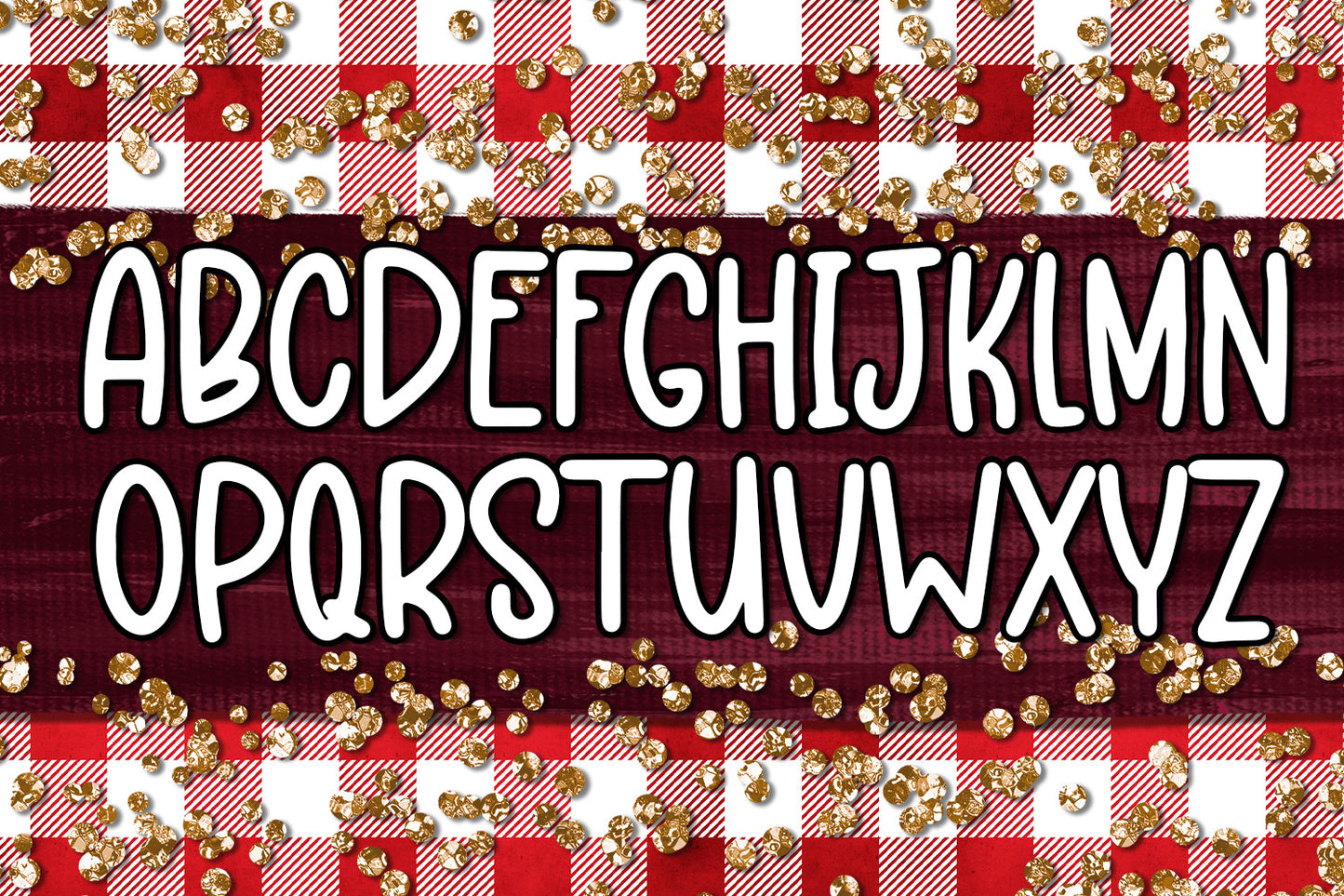 Christmas Candies | A Mixed Caps Font