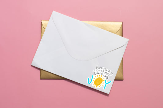 Hoping This Package Brings You Joy | Printable Sticker