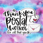 Thank You Postal Worker For All That You Do | Printable Sticker