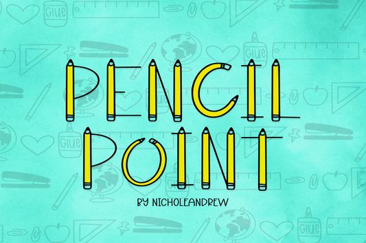 Pencil Point - A Font With Doodles