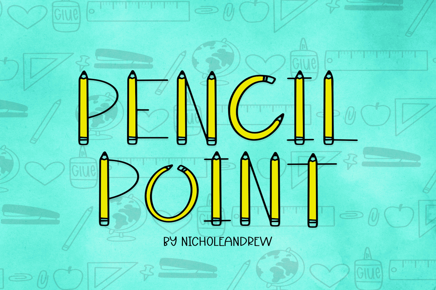 Pencil Point - A Font With Doodles