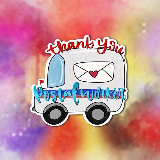 Thank You Postal Worker | Printable Sticker