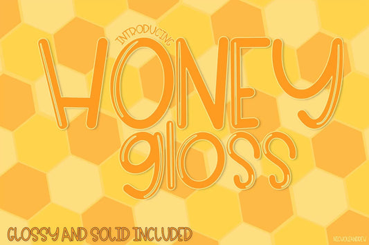 Honey Gloss - A Shiny Handwritten Font