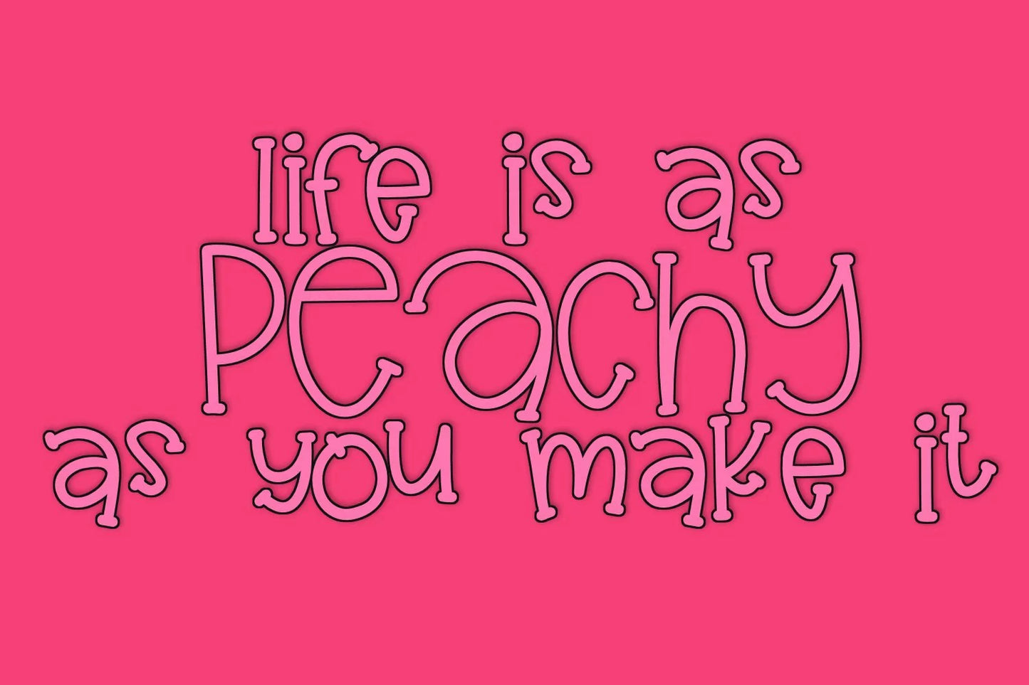 Peach Punch - A Handwritten Font