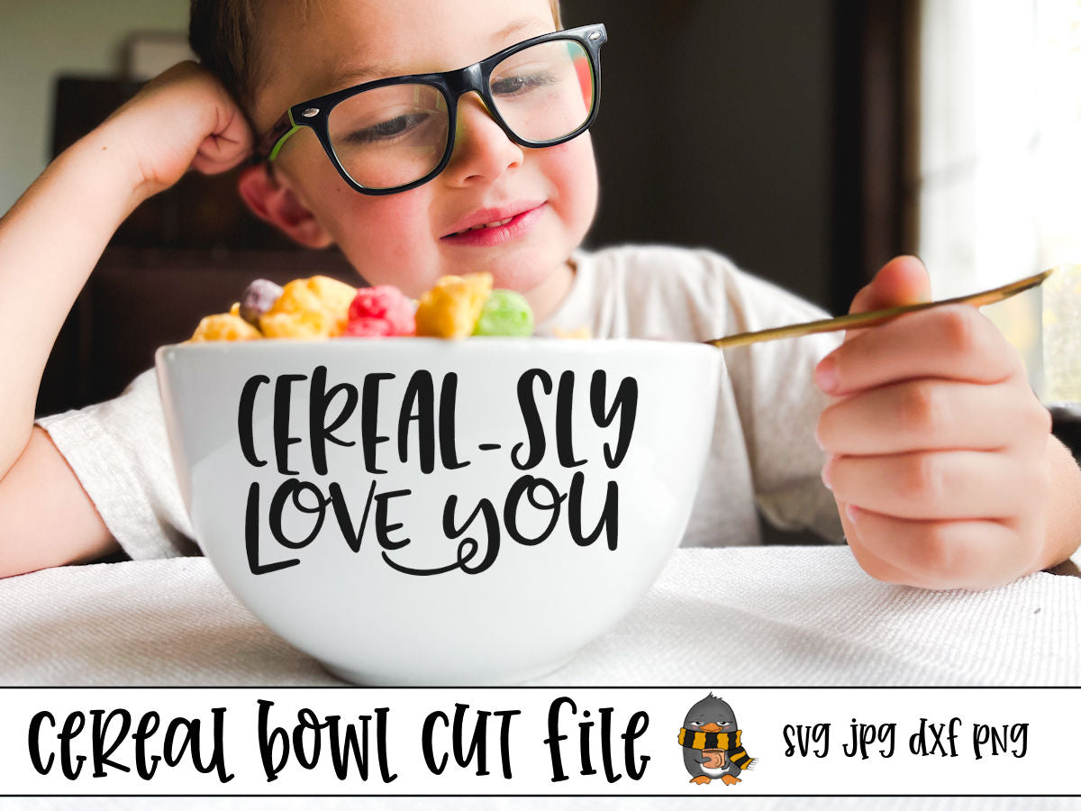 Cereal Bowl SVG Cut File Bundle