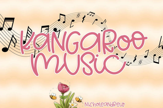 Kangaroo Music - A Quirky Handwritten Font