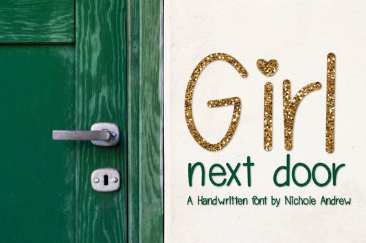 Girl Next Door - A Handwritten Font