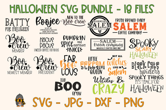 Halloween SVG Cut File Bundle