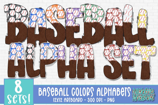 Baseball Doodle Alphabet