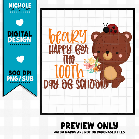 Beary Happy for the 100th Day Of School