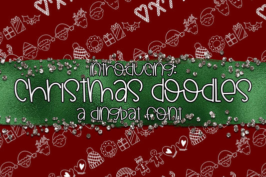 Christmas Doodles - A Dingbat Font