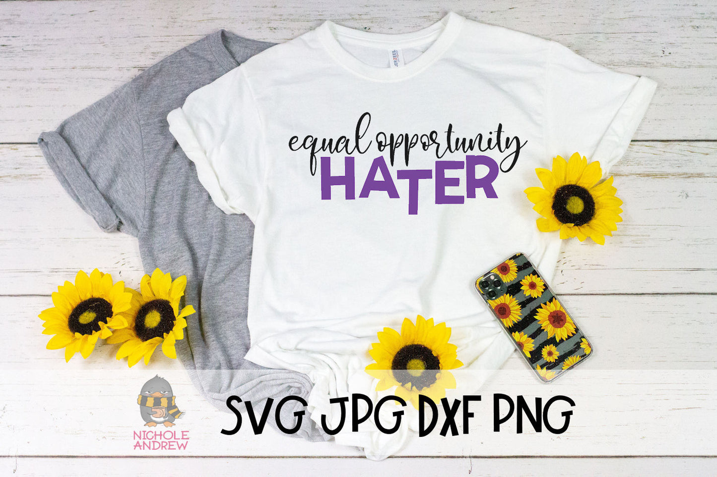 Equal Opportunity Hater - SVG Cut File