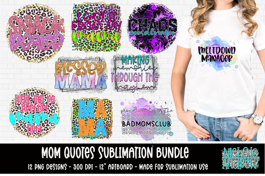 Mama Quotes Sublimation Bundle