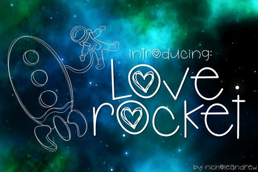 Love Rocket - A Fun Handwritten Font