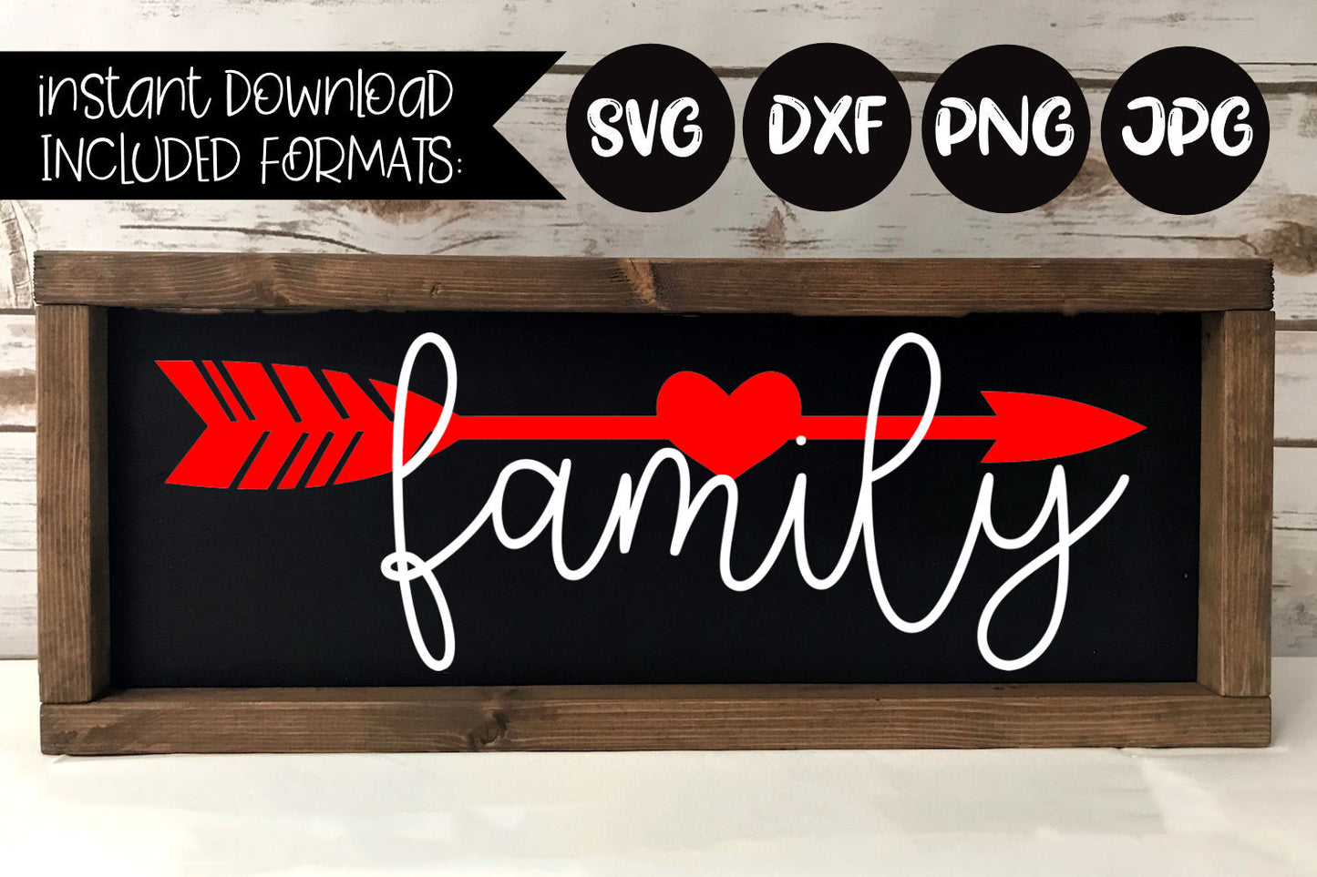 Family Arrow - SVG Cut File