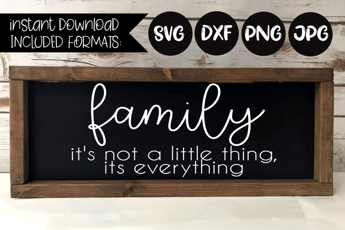 Family It's Not A Little Thing It's Everything - SVG Cut File