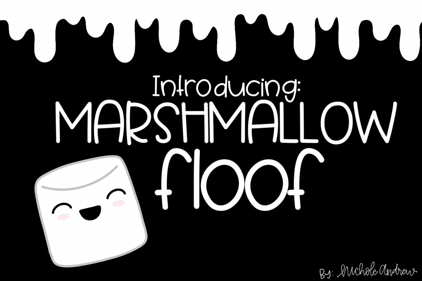 Marshmallow Floof - A Handwritten Font